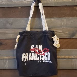 Hollister San Francisco Canvas Shoulder Bag